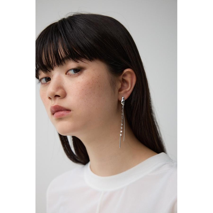 ミックスチェーンスウィングデザインピアス | AZUL BY MOUSSY | 詳細画像7 