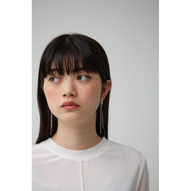 ミックスチェーンスウィングデザインピアス | AZUL BY MOUSSY | 詳細画像8 