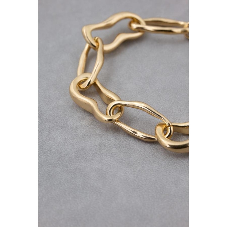 ニュアンスシェイプドチェーンブレスレット | AZUL BY MOUSSY | 詳細画像3 