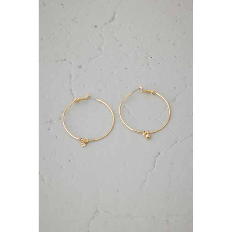 ビッグフープピアス | AZUL BY MOUSSY | 詳細画像3 