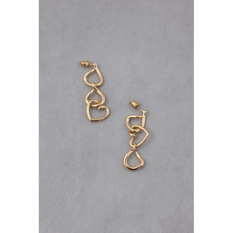 ハートチェーンピアス | AZUL BY MOUSSY | 詳細画像3 