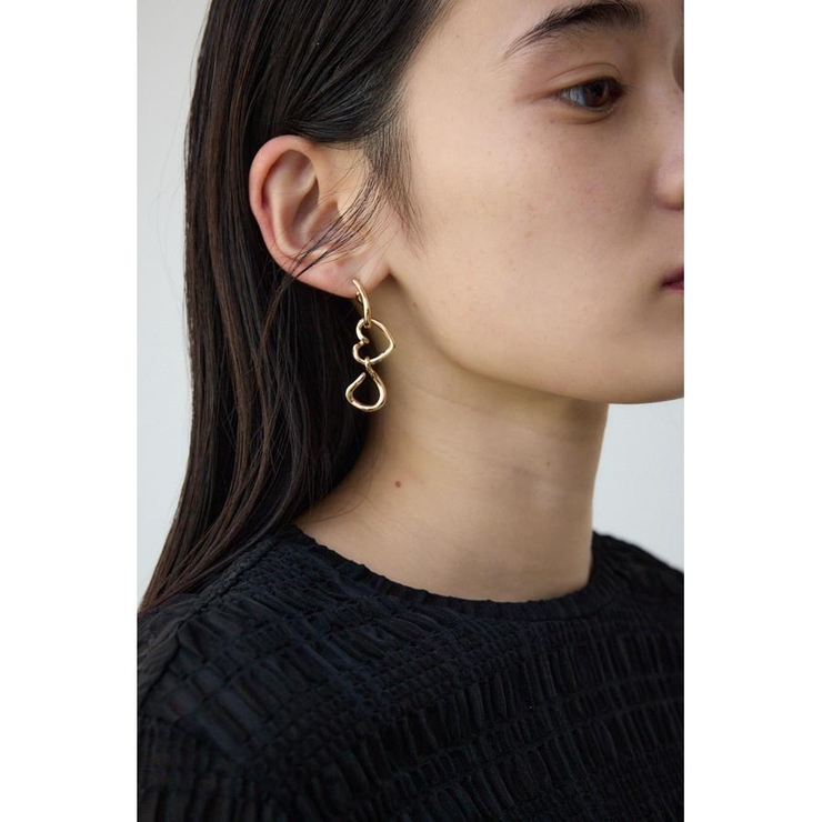 L/GLD1 | ハートチェーンピアス | AZUL BY MOUSSY