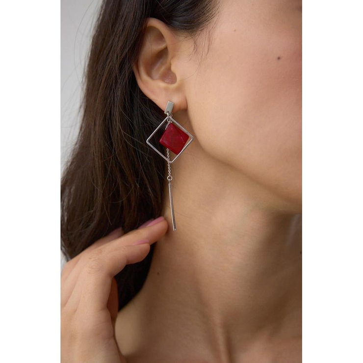 アクリル×メタルアシンメトリーピアス | AZUL BY MOUSSY | 詳細画像15 