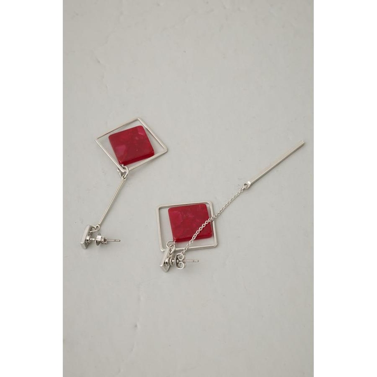 アクリル×メタルアシンメトリーピアス | AZUL BY MOUSSY | 詳細画像20 