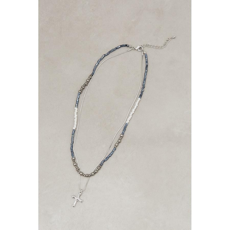 BLK | ビーズ2連ネックレス | AZUL BY MOUSSY