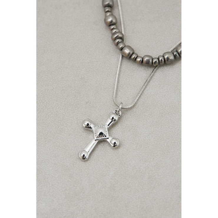 ビーズ2連ネックレス | AZUL BY MOUSSY | 詳細画像1 