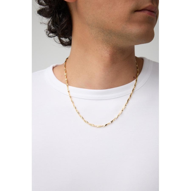 GLD | アンギュラーチェーンネックレス | AZUL BY MOUSSY