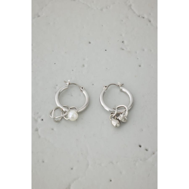 マルチモチーフミニフープピアス | AZUL BY MOUSSY | 詳細画像9 