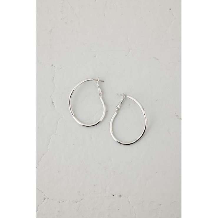 ニュアンスカーブビッグフープピアス | AZUL BY MOUSSY | 詳細画像7 