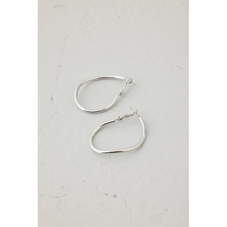 ニュアンスカーブビッグフープピアス | AZUL BY MOUSSY | 詳細画像8 