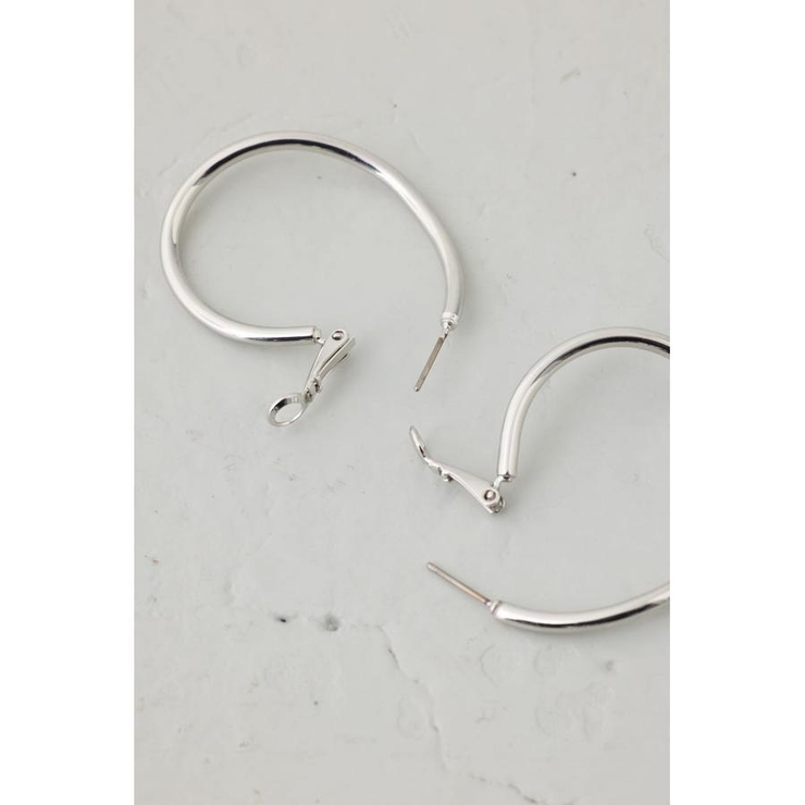 ニュアンスカーブビッグフープピアス | AZUL BY MOUSSY | 詳細画像10 