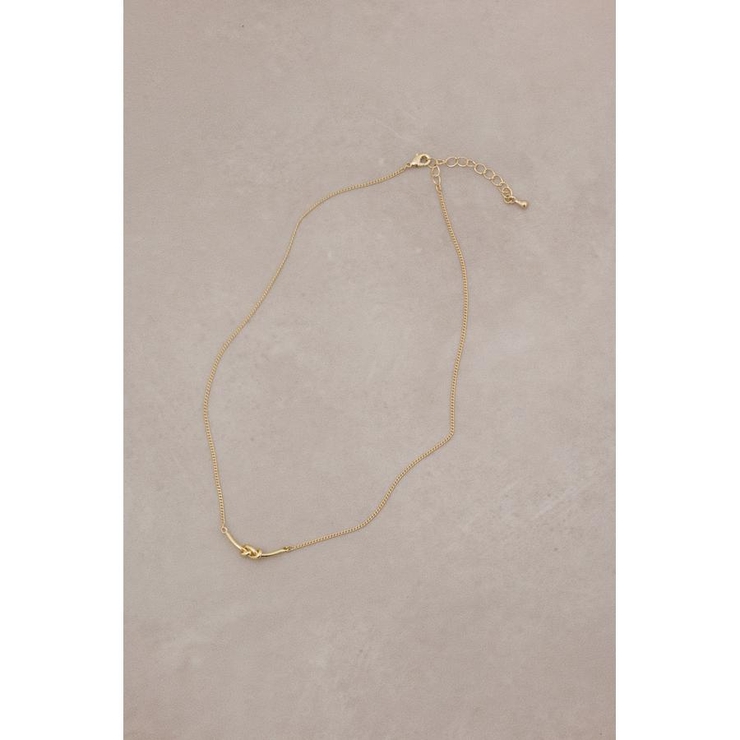 ノットデザインスレンダーネックレス | AZUL BY MOUSSY | 詳細画像3 