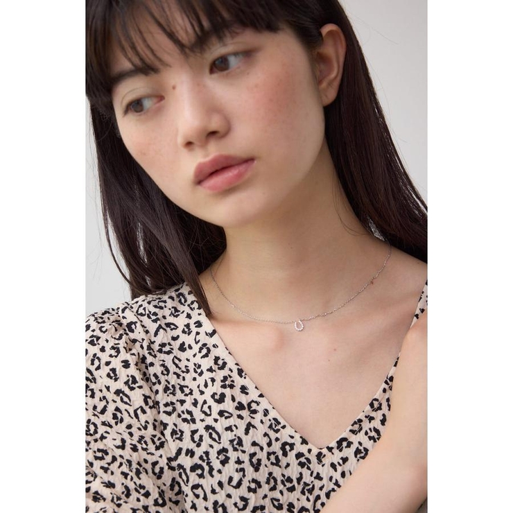 ラインストーンホースシューモチーフネックレス | AZUL BY MOUSSY | 詳細画像7 