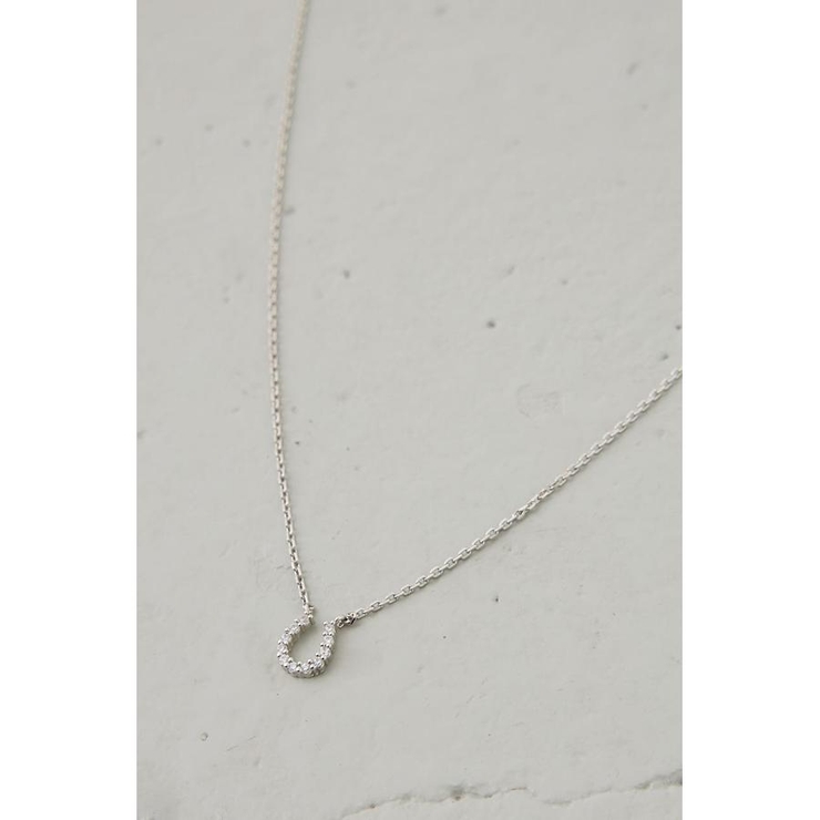 ラインストーンホースシューモチーフネックレス | AZUL BY MOUSSY | 詳細画像10 