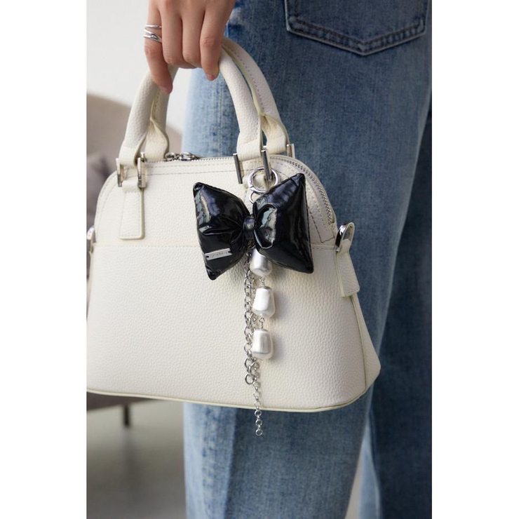 BLK | パフィーリボンバッグチャーム | AZUL BY MOUSSY
