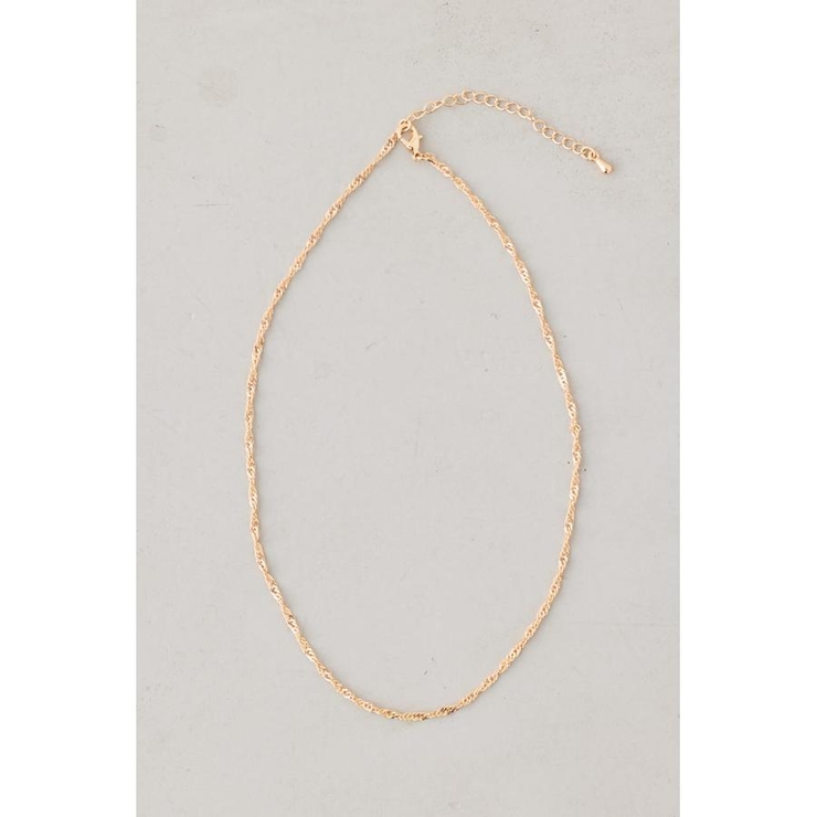 GLD | ツイストチェーンネックレス | AZUL BY MOUSSY