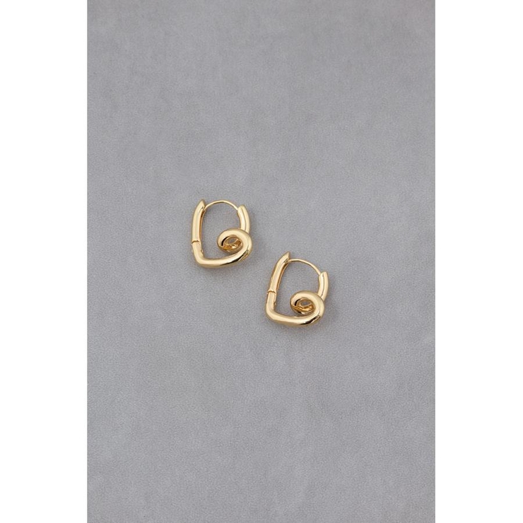 ニュアンスハートフープピアス | AZUL BY MOUSSY | 詳細画像3