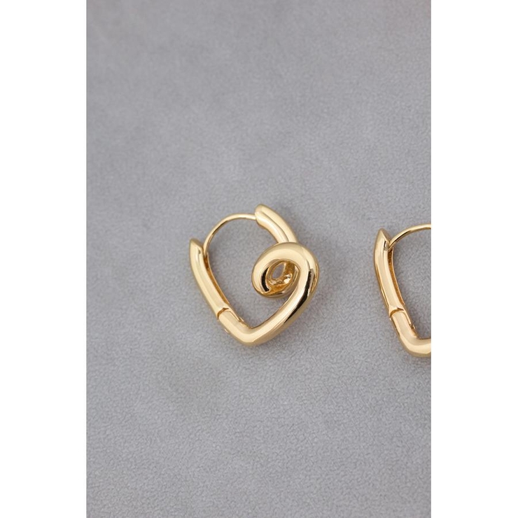 ニュアンスハートフープピアス | AZUL BY MOUSSY | 詳細画像4