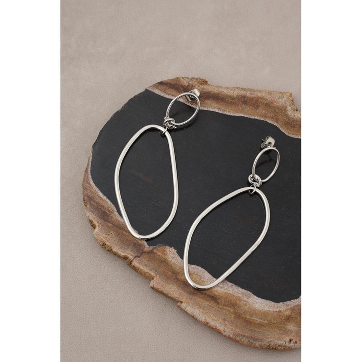 ダブルリングビッグピアス | AZUL BY MOUSSY | 詳細画像8 