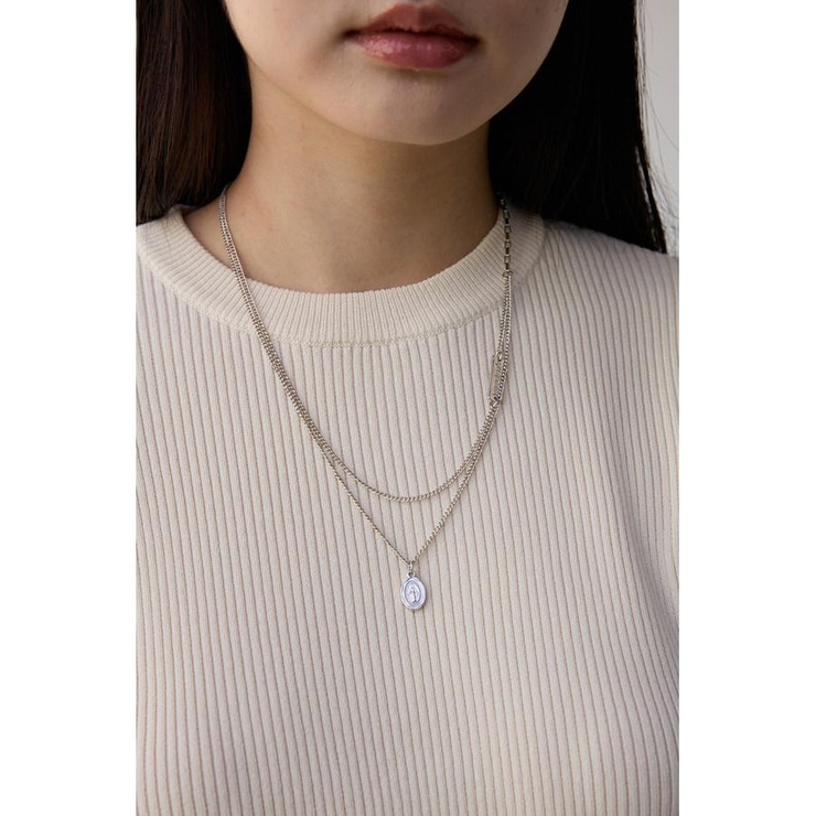 SLV | マルチチャーム2連ネックレス | AZUL BY MOUSSY