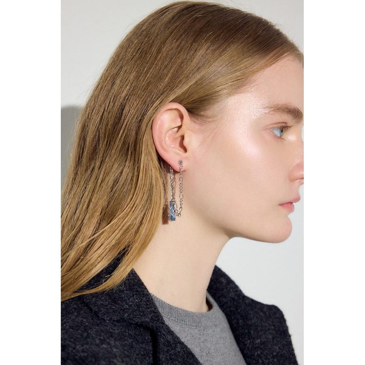 ミックスチェーンスウィングピアス | AZUL BY MOUSSY | 詳細画像6 