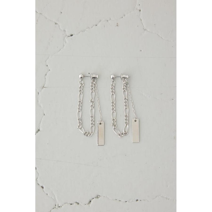 ミックスチェーンスウィングピアス | AZUL BY MOUSSY | 詳細画像7 