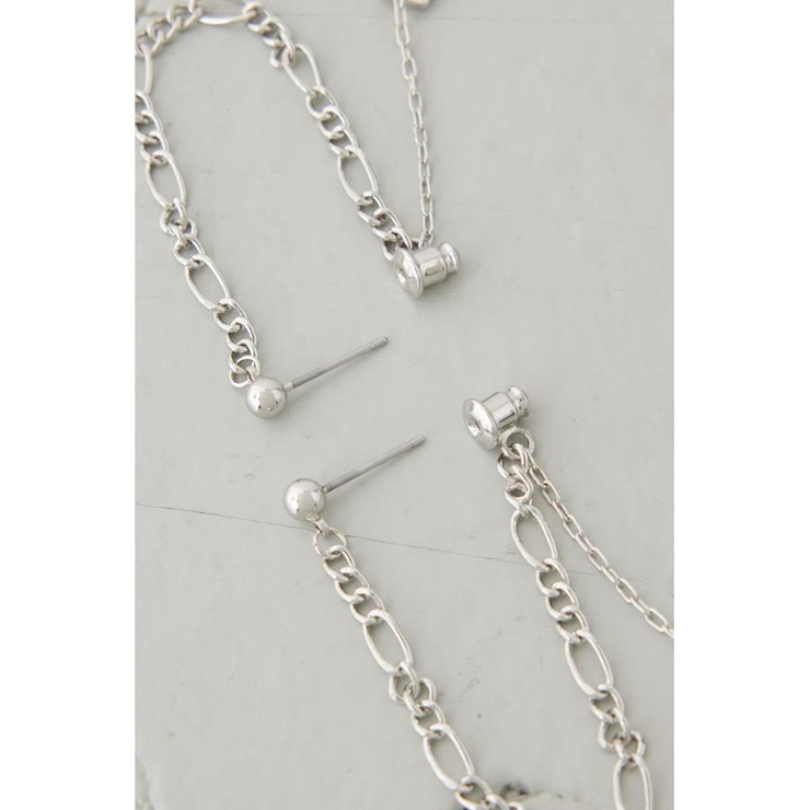 ミックスチェーンスウィングピアス | AZUL BY MOUSSY | 詳細画像10 