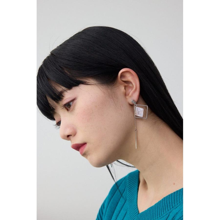 アクリル×メタルアシンメトリーピアス | AZUL BY MOUSSY | 詳細画像19 