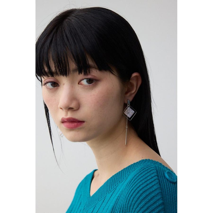 アクリル×メタルアシンメトリーピアス | AZUL BY MOUSSY | 詳細画像22 