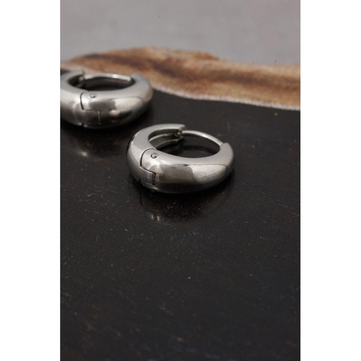 ステンレスプチフープピアス | AZUL BY MOUSSY | 詳細画像9 