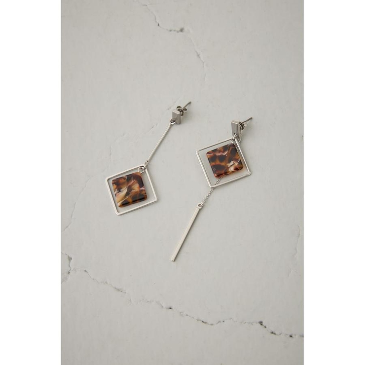 アクリル×メタルアシンメトリーピアス | AZUL BY MOUSSY | 詳細画像10 