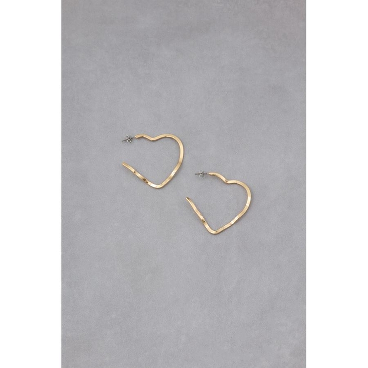 ニュアンスシェイプビッグフープピアス | AZUL BY MOUSSY | 詳細画像3 