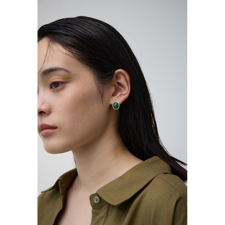 GRN | ストーンライクモチーフピアス | AZUL BY MOUSSY