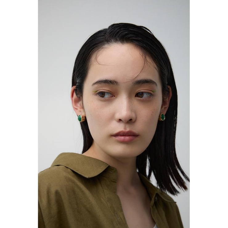 ストーンライクモチーフピアス | AZUL BY MOUSSY | 詳細画像7 