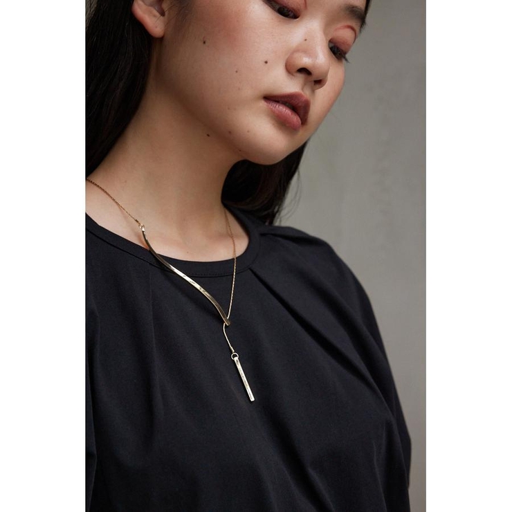 スクエアメタルバーコンビネックレス | AZUL BY MOUSSY | 詳細画像7 