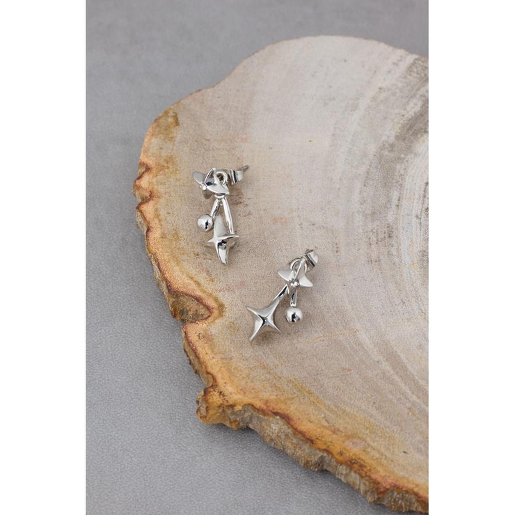 ダイヤシェイプドレイヤードピアス | AZUL BY MOUSSY | 詳細画像6 