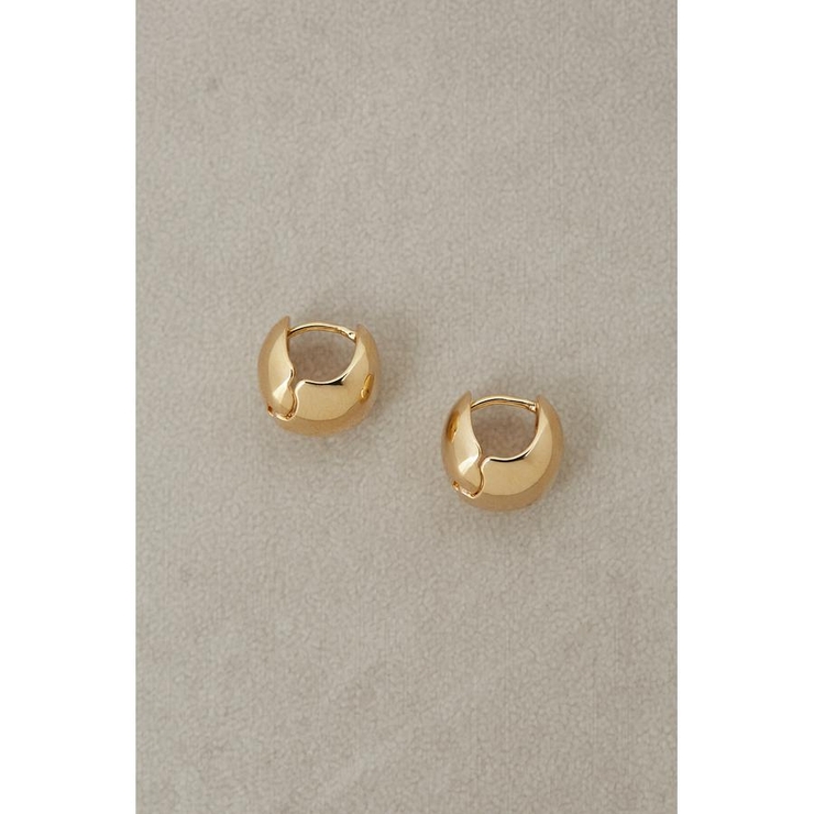 L/GLD1 | プックリミニフープピアス | AZUL BY MOUSSY