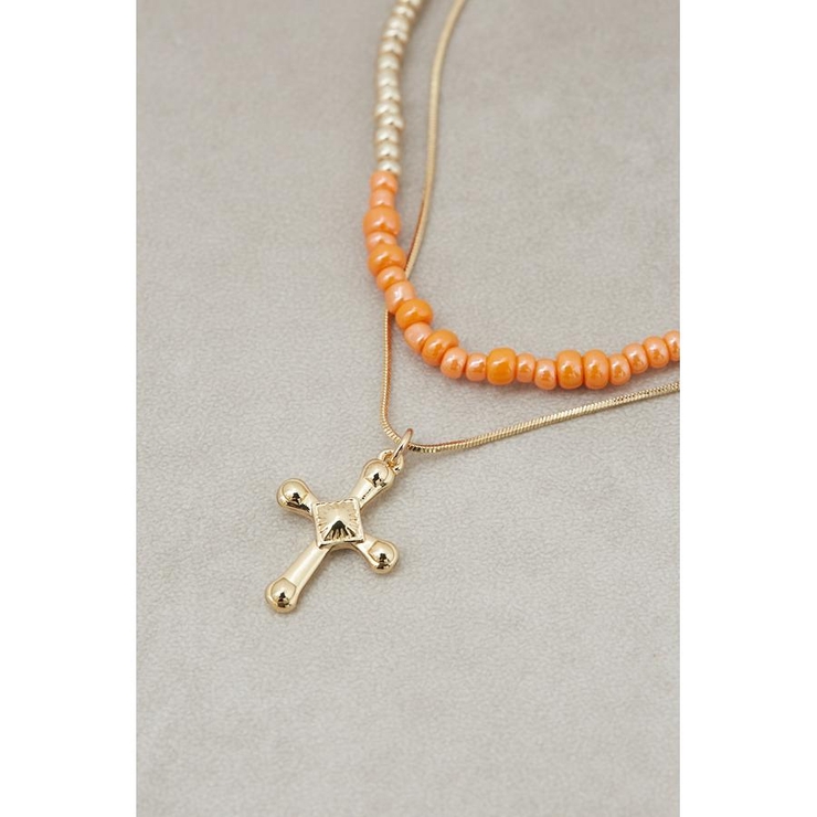 ビーズ2連ネックレス | AZUL BY MOUSSY | 詳細画像7 