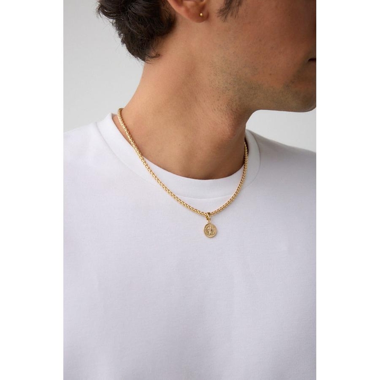 GLD | ツイストチェーンコインネックレス | AZUL BY MOUSSY
