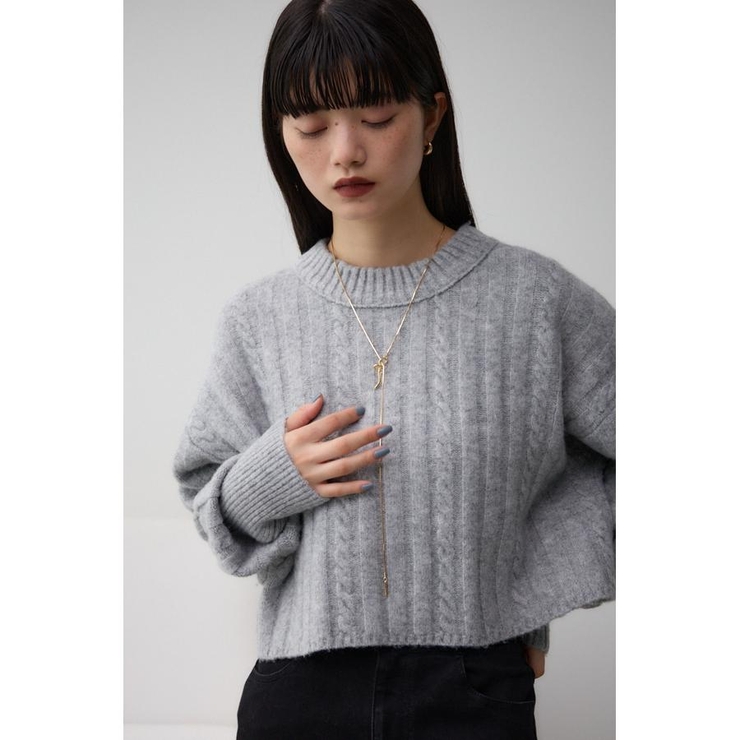 ノットパーツアジャスタブルネックレス | AZUL BY MOUSSY | 詳細画像1 