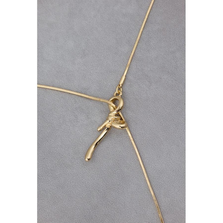 ノットパーツアジャスタブルネックレス | AZUL BY MOUSSY | 詳細画像4 