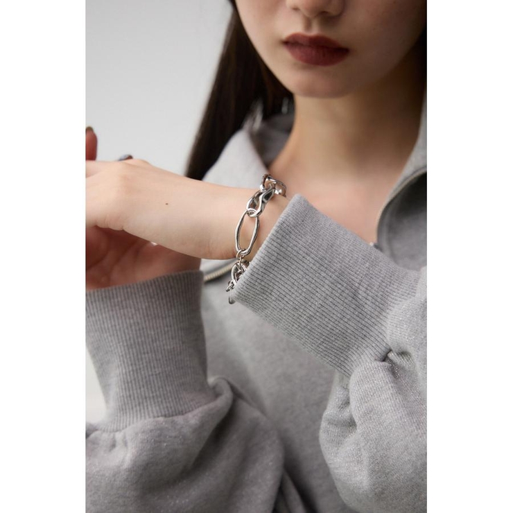 SLV | ニュアンスシェイプドチェーンブレスレット | AZUL BY MOUSSY