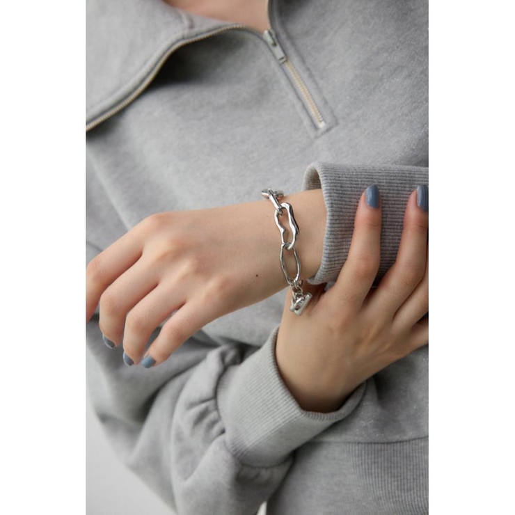 ニュアンスシェイプドチェーンブレスレット | AZUL BY MOUSSY | 詳細画像5 