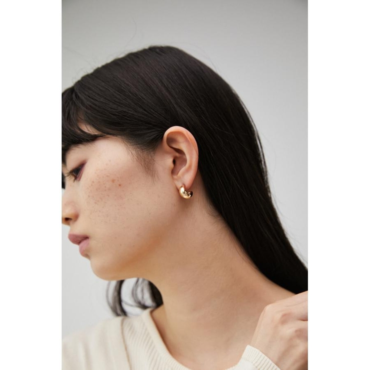 組み合わせ無限大！1つ売りピアス EYE  AZUL ブルーパヴェ CLEAR HOOP EARRINGS/クリアフープピアス｜WOMEN｜250GSC56-147C