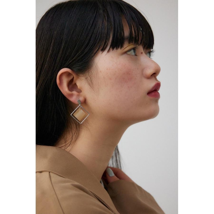 アクリル×メタルアシンメトリーピアス | AZUL BY MOUSSY | 詳細画像9 