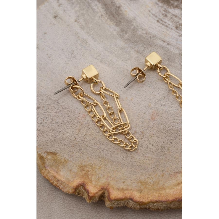 マルチチェーンアシンメトリーピアス | AZUL BY MOUSSY | 詳細画像5 