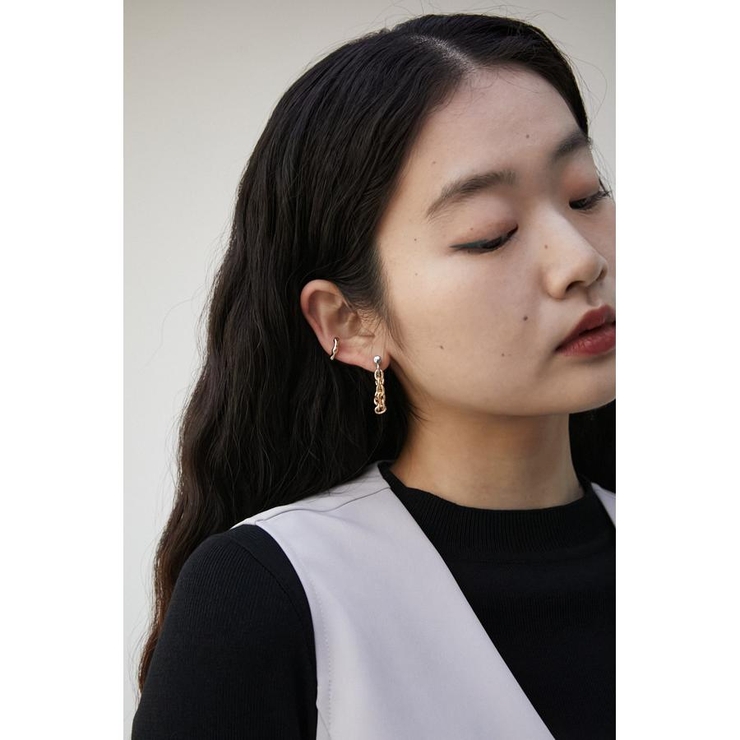 EAR CUFF SET CHAIN EARRINGS | AZUL BY MOUSSY | 詳細画像5 