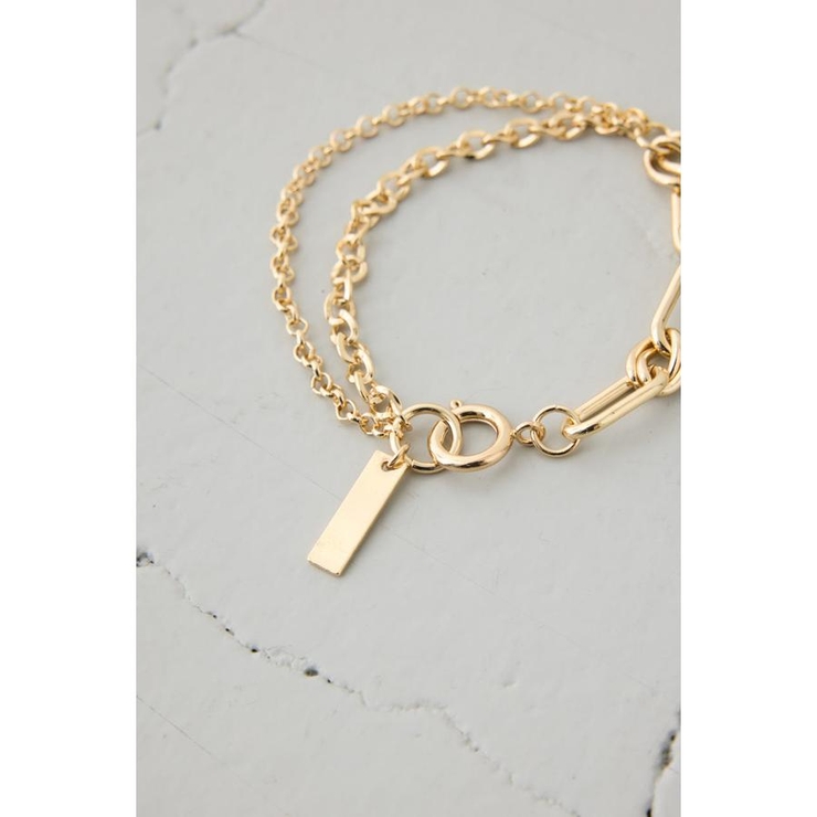 ミックスチェーンブレスレット | AZUL BY MOUSSY | 詳細画像3 