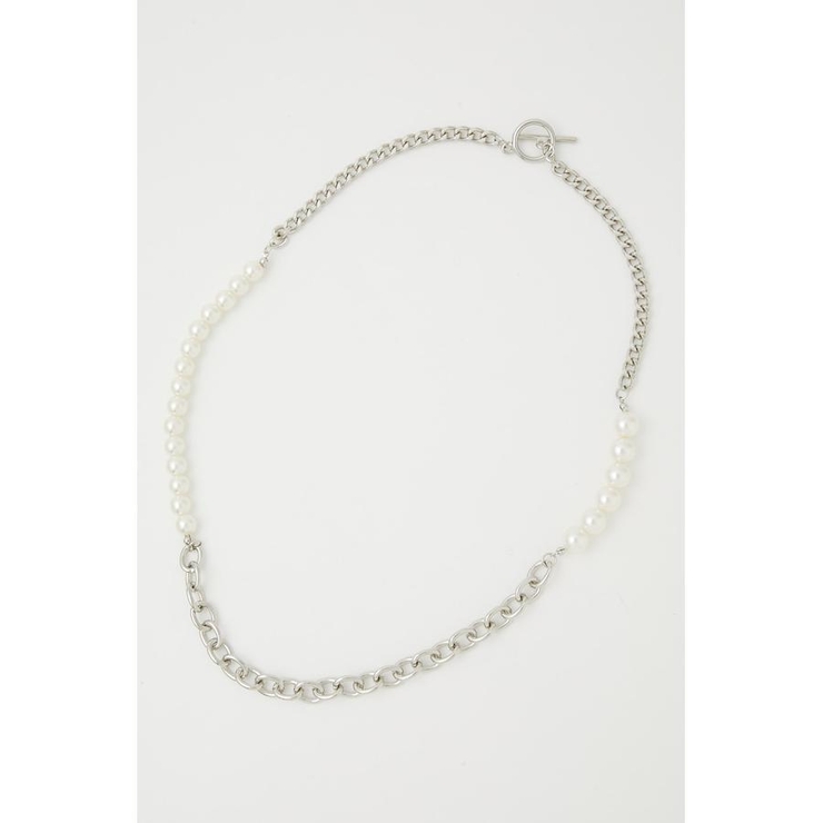 SLV | FAUX PEARL×CHAIN NECKLACE | AZUL BY MOUSSY