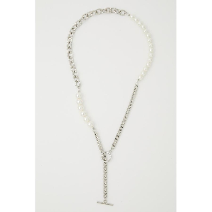 FAUX PEARL×CHAIN NECKLACE | AZUL BY MOUSSY | 詳細画像2 